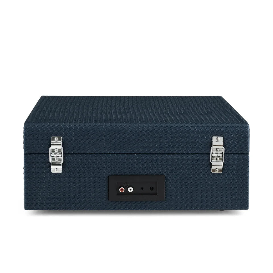 Tocadiscos Crosley Voyager con Bluetooth bidireccional (Navy Blue)