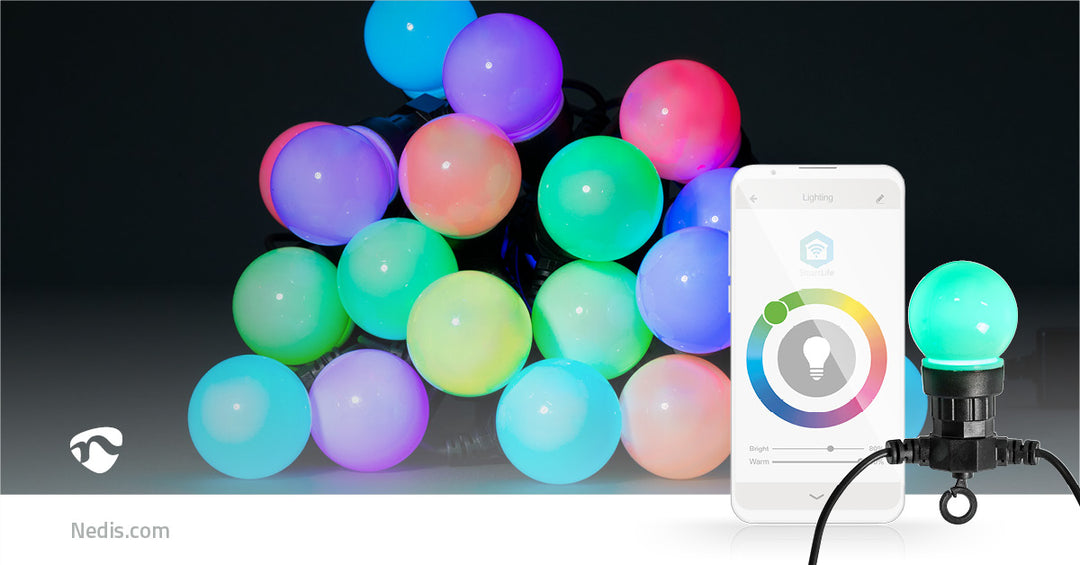 SmartLife Cadena de Luces Decorativa con 20 LED Pærer