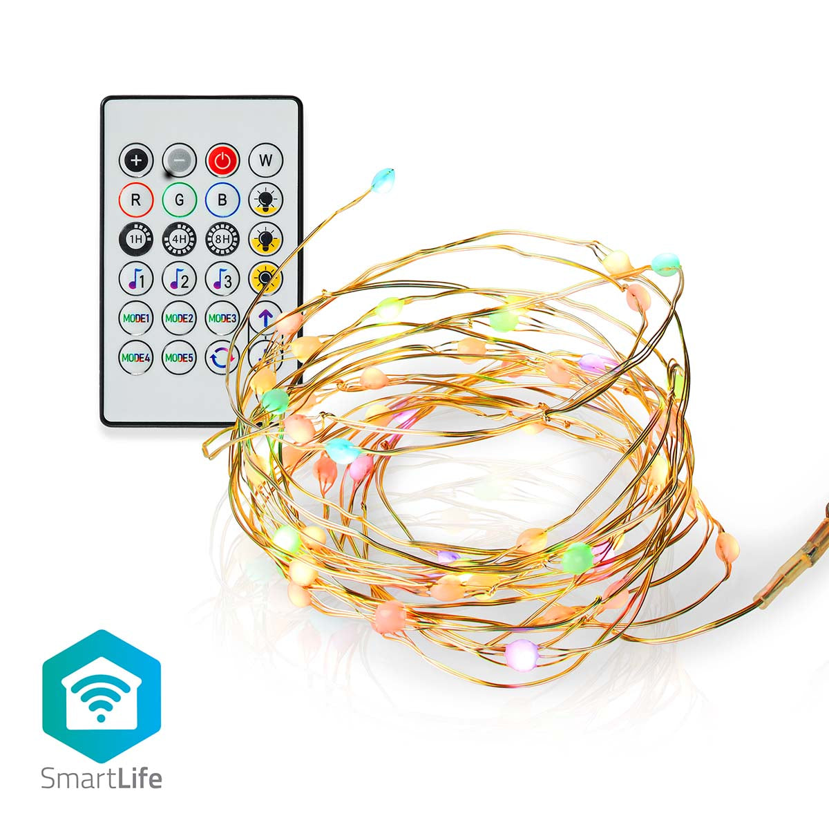 SmartLife LED Strip | Wi-Fi | Multicolour | SMD | 5.00 m | IP20 | 2700 - 6500 K | 400 lm | Android / iOS