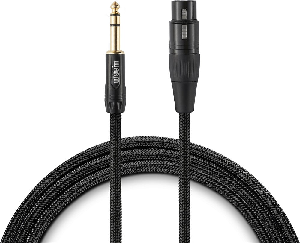 Cable de audio Warm Audio Premier Series - XLRM-TRSM 1,8m