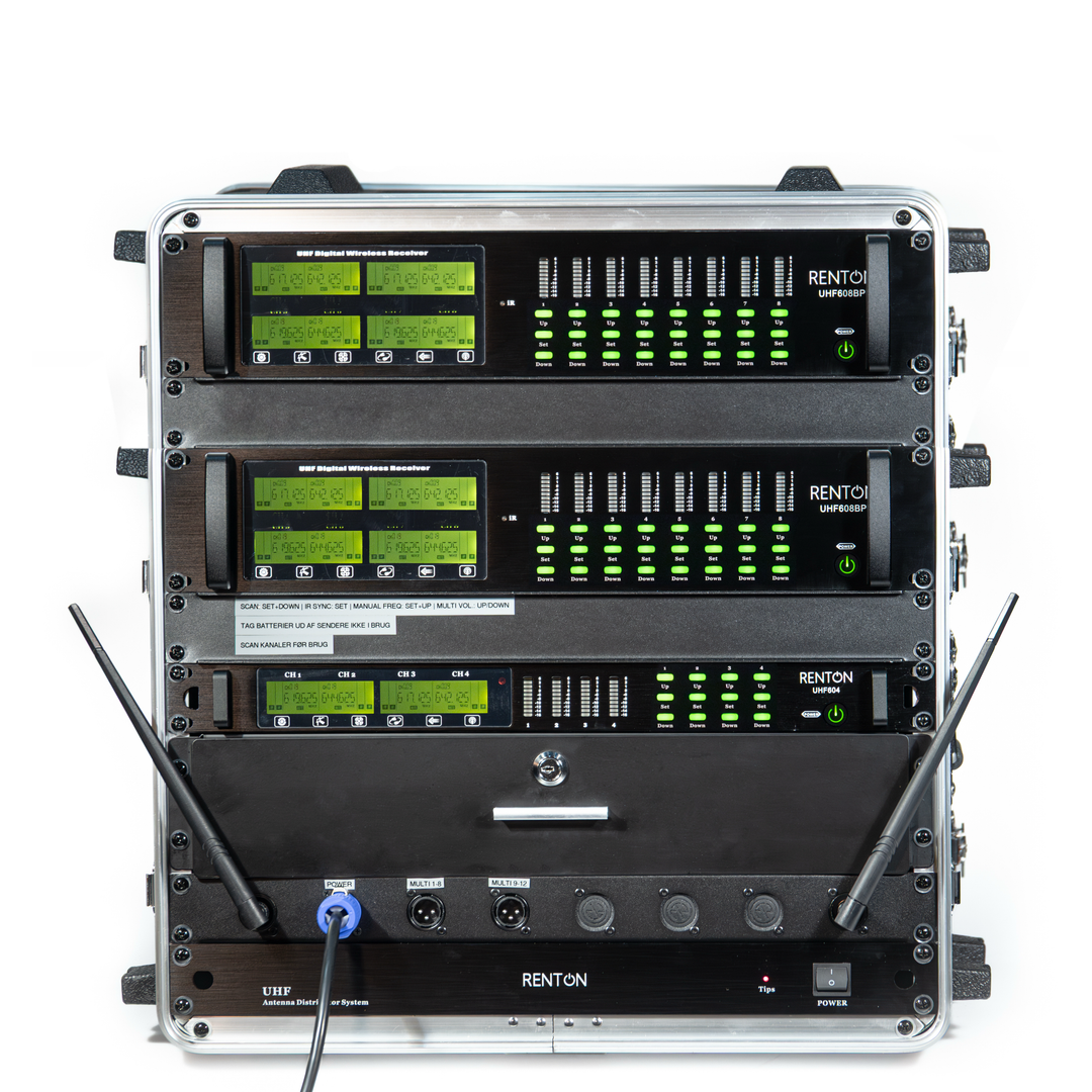 Renton Rack Sistema Inalámbrico (20 Auriculares)