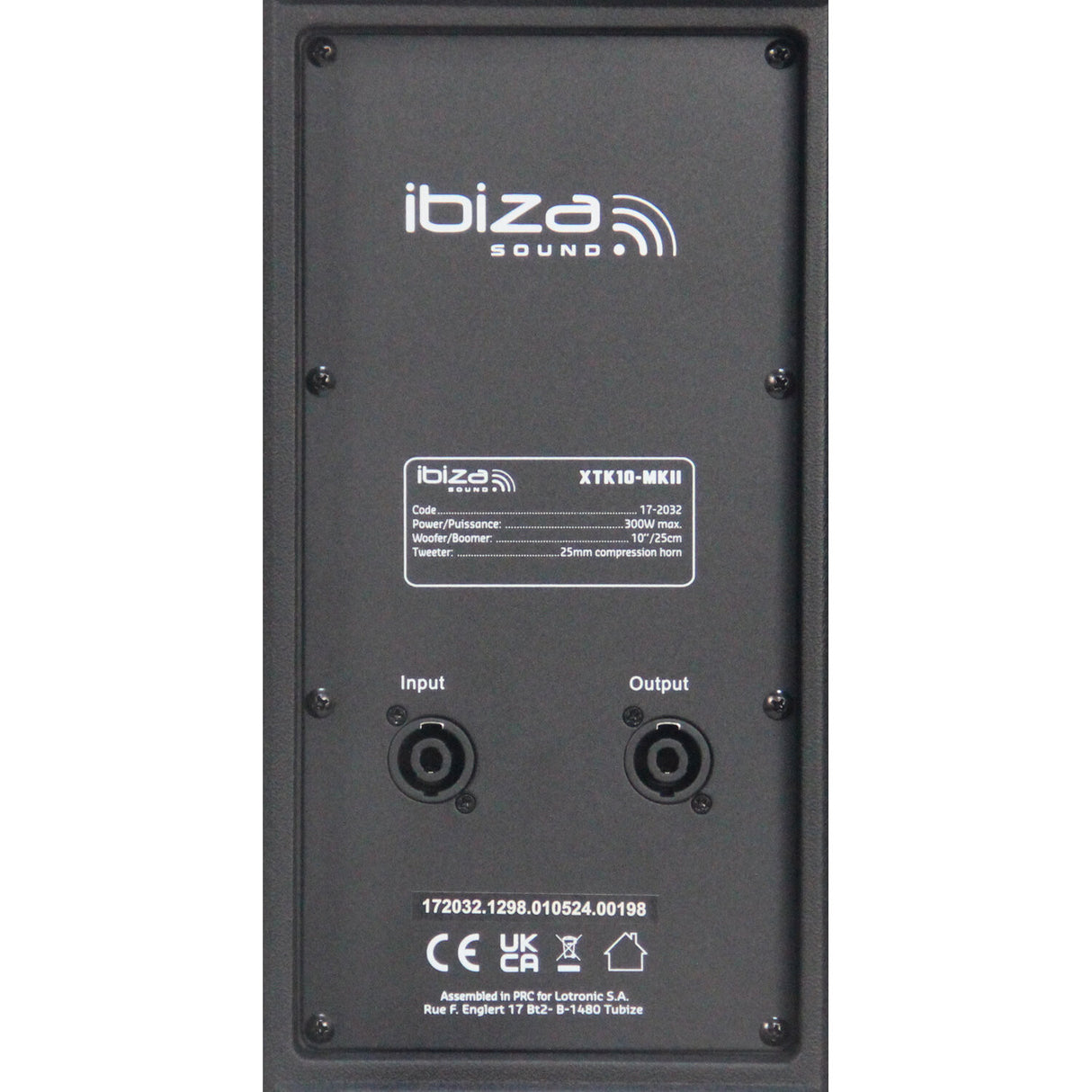 Ibiza XTK 10" - Altavoz PA Pasivo