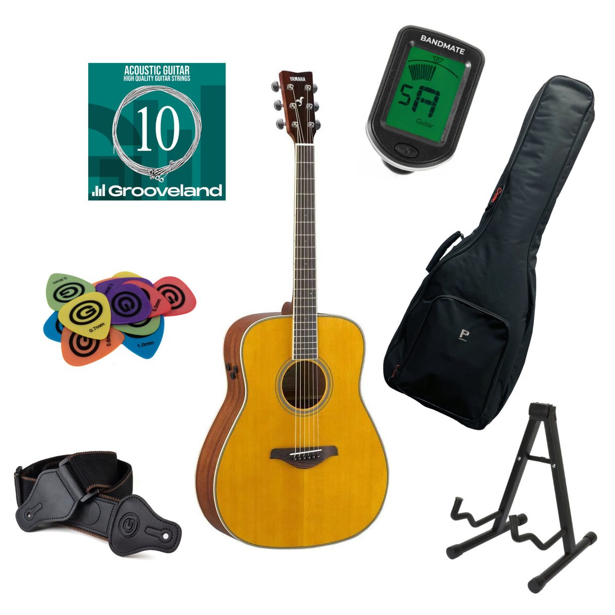 Yamaha FG-TA TransAcoustic Starter Kit