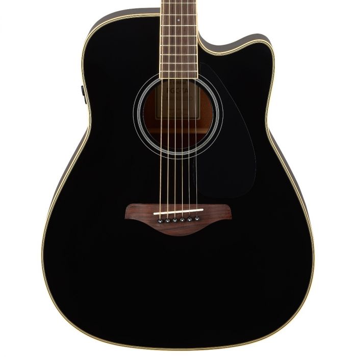 Yamaha FGC-TA TransAcoustic Western Guitar - Black