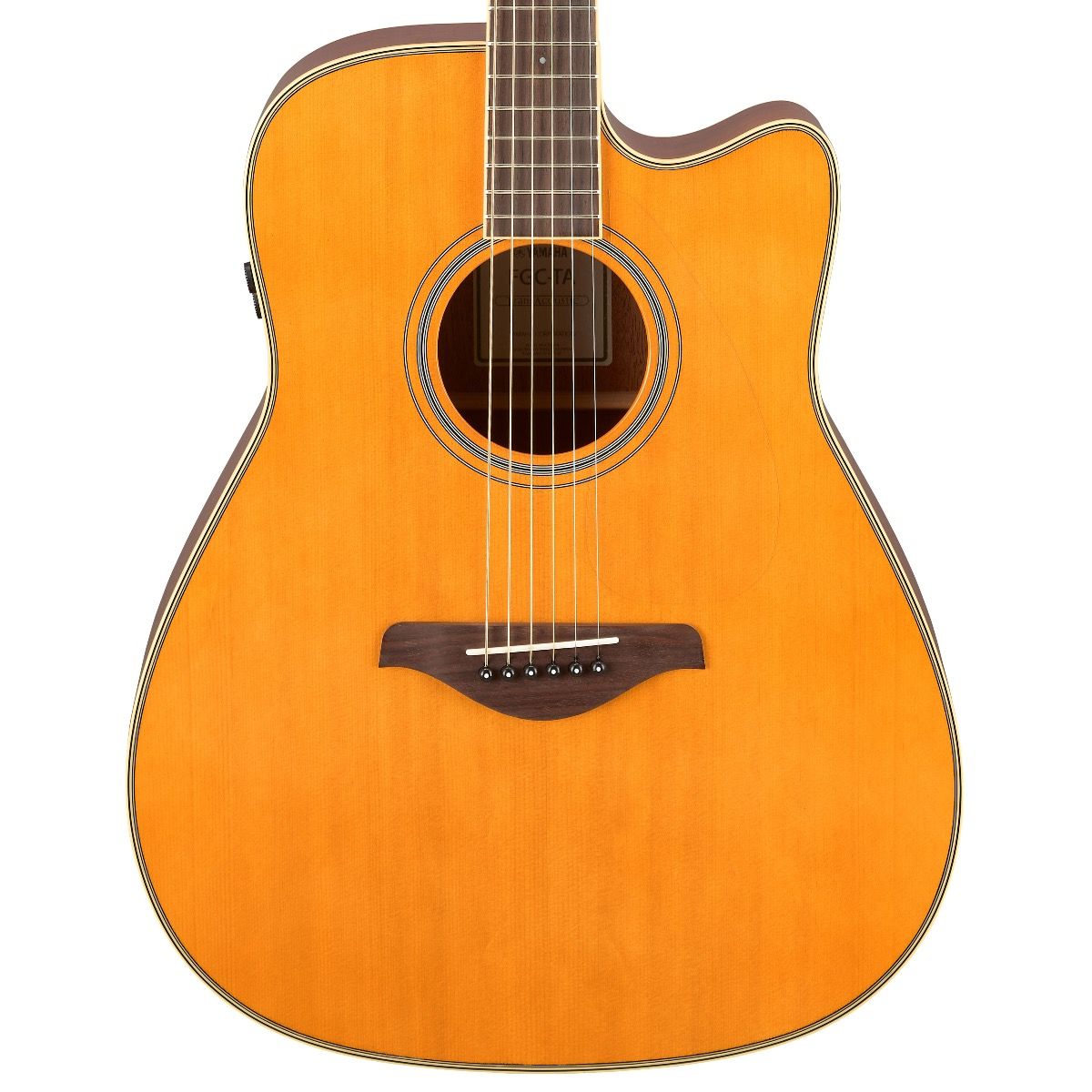 Yamaha FGC TransAcoustic Western Guitar (Vintage)