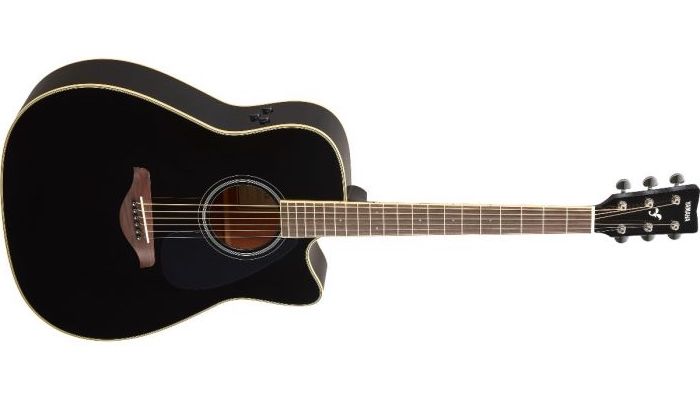 Yamaha FGC-TA TransAcoustic Western Guitar - Black