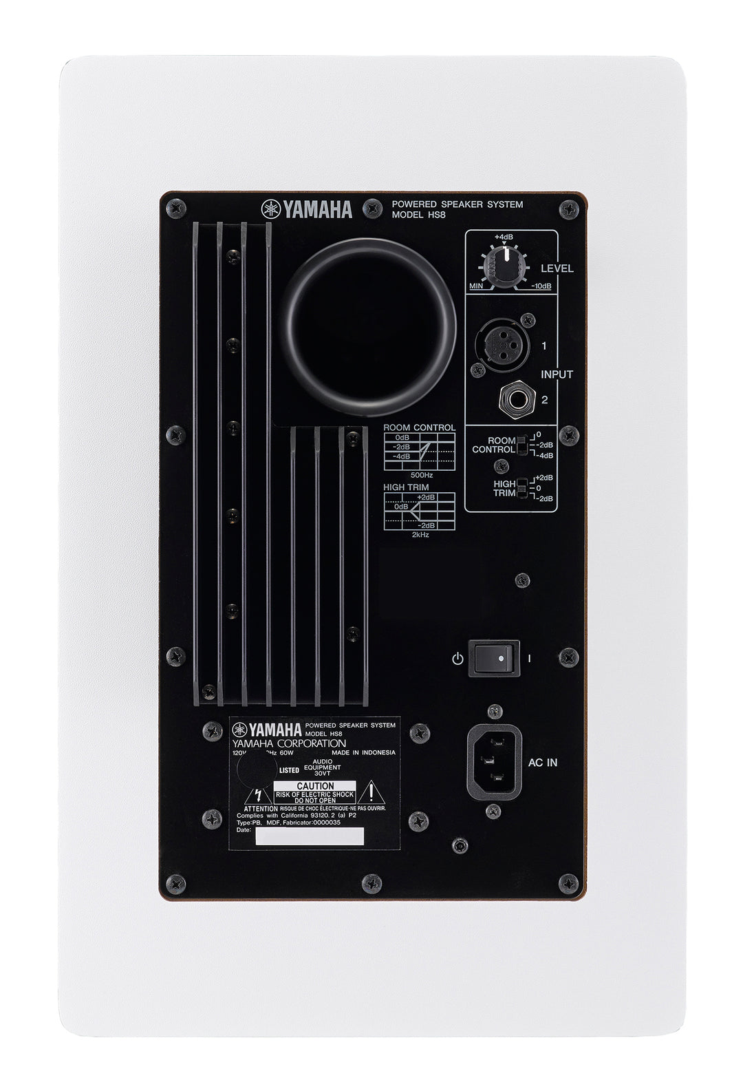 Yamaha HS8 W - Monitor de Estudio Activo (Blanco)