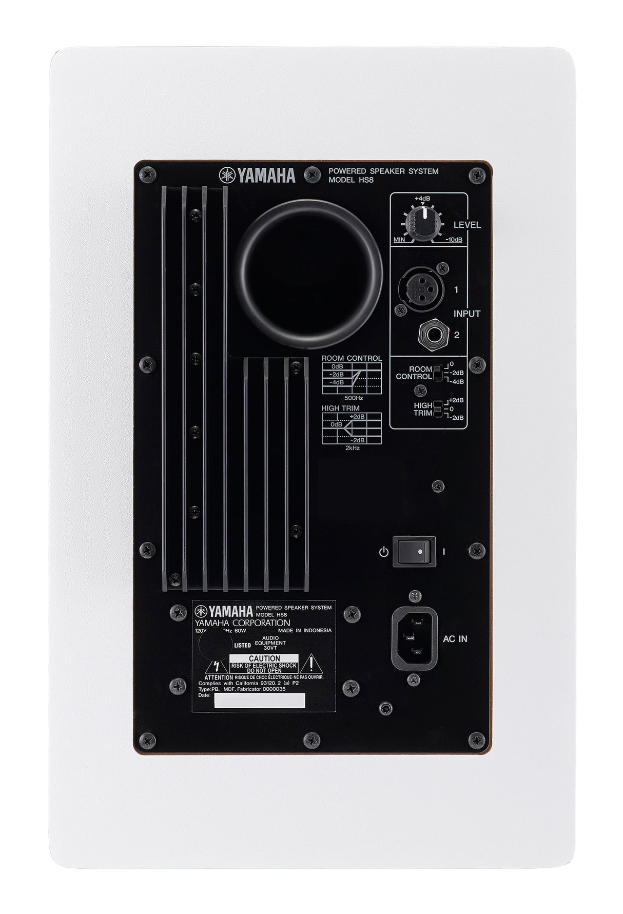 Yamaha HS8 W - Monitor de Estudio Activo (Blanco)