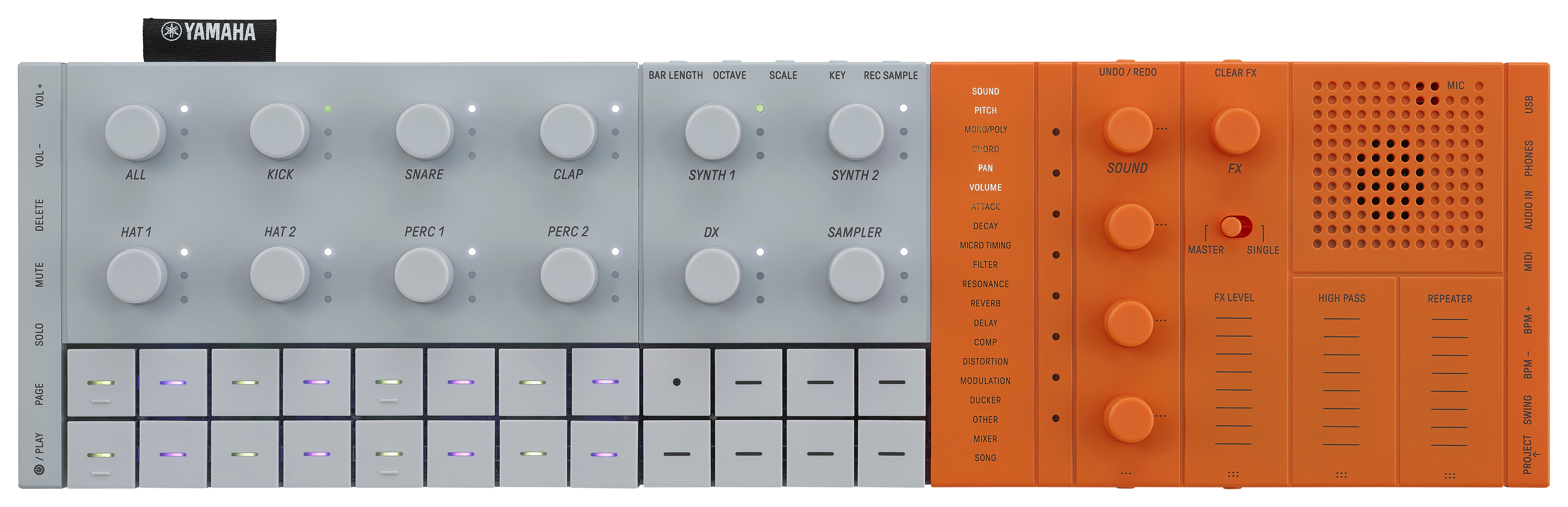 Yamaha Seqtrak Secuenciador (Naranja) – SoundStoreXL