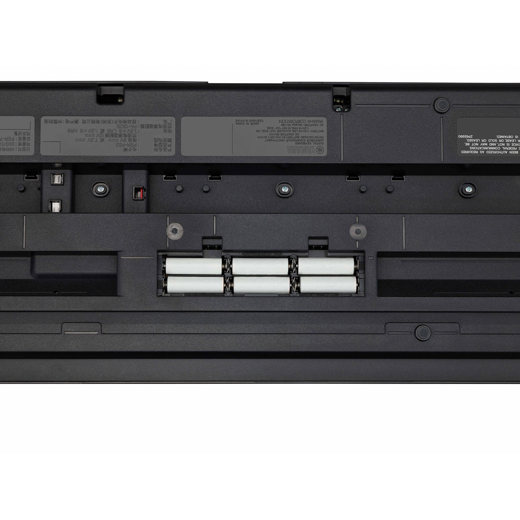 Yamaha PSR-F52 Teclados (Sort) Bundle