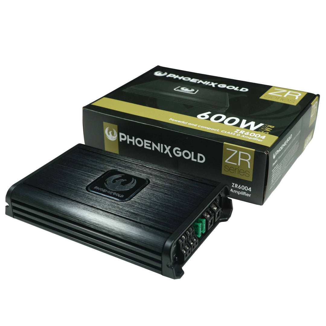 Phoenix Gold ZR6004 Amplificador de Coche de 4 Canales (600W)