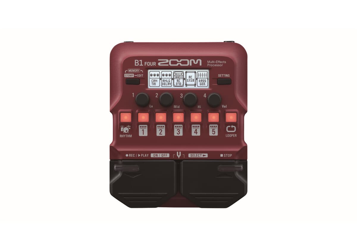 Zoom B1 Four Multiefectos para Bajo