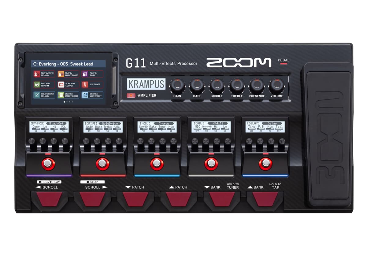 Zoom G11 Multiefectos para Guitarras