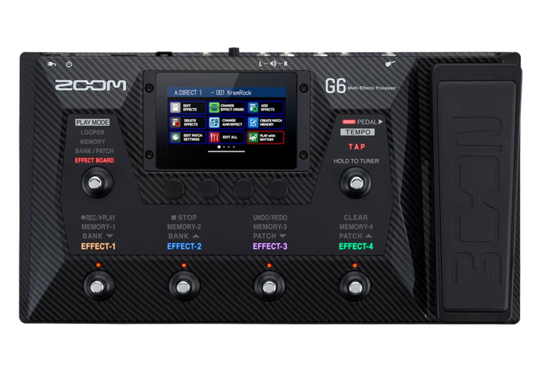 Zoom G6 Multiefectos para Guitarras