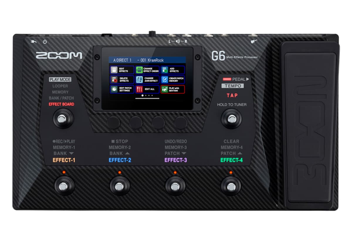 Zoom G6 Multiefectos para Guitarras