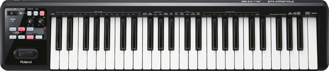 Roland A-49-BK Teclado MIDI (Negro)