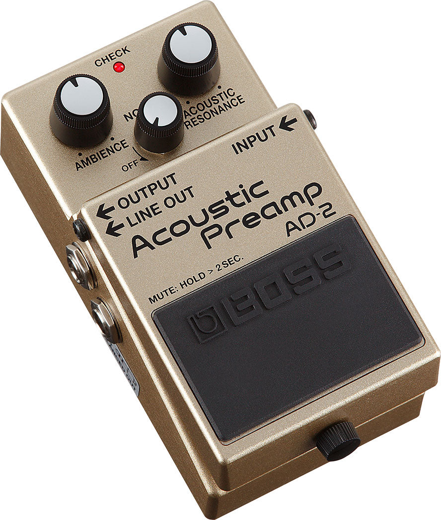 Boss AD-2 Acoustic Preamp Pedal de guitarra