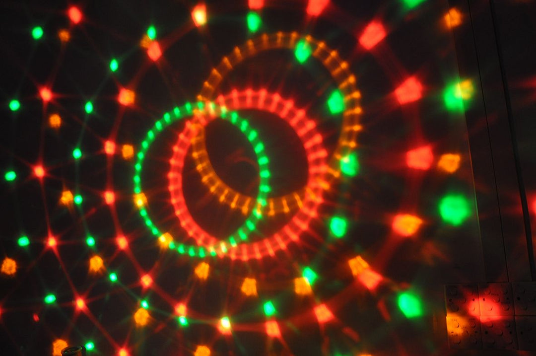Ibiza Astro-Bat RGBA LED Luces de Discoteca
