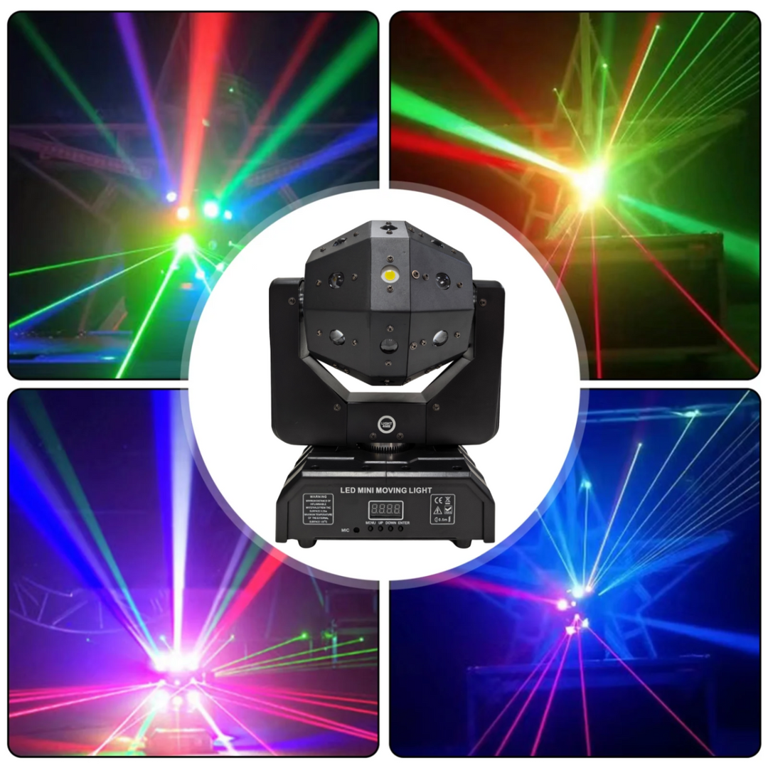 LIGHT4ME ATLAS lámpara de multiefectos LED móvil 4 en 1