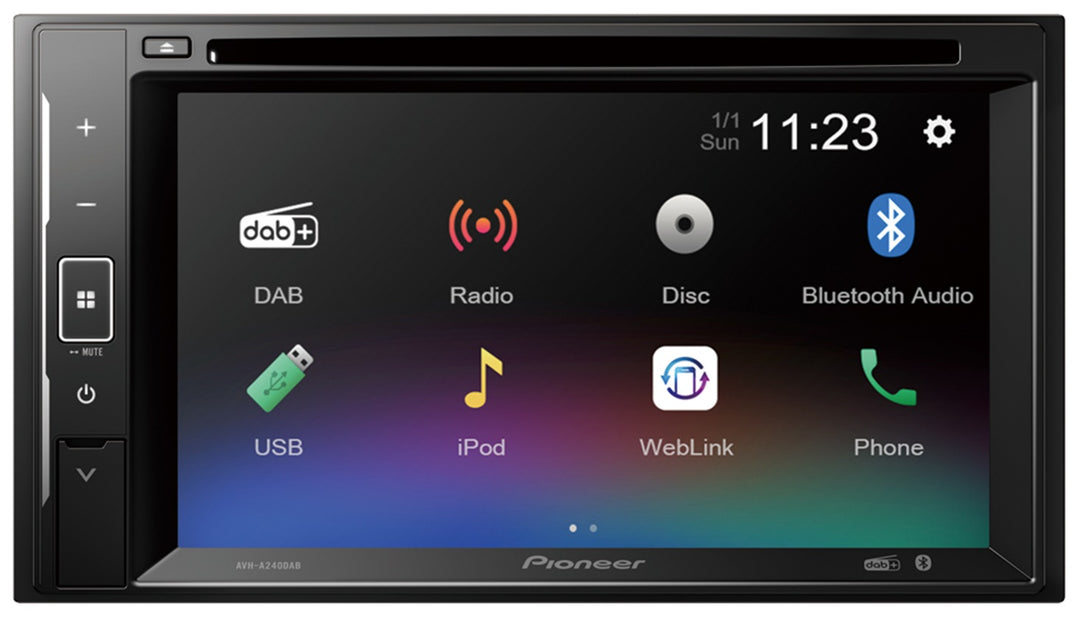 Pioneer AVH-A240DAB Bilstereo CD/DAB+/Bluetooth y Pantalla Táctil