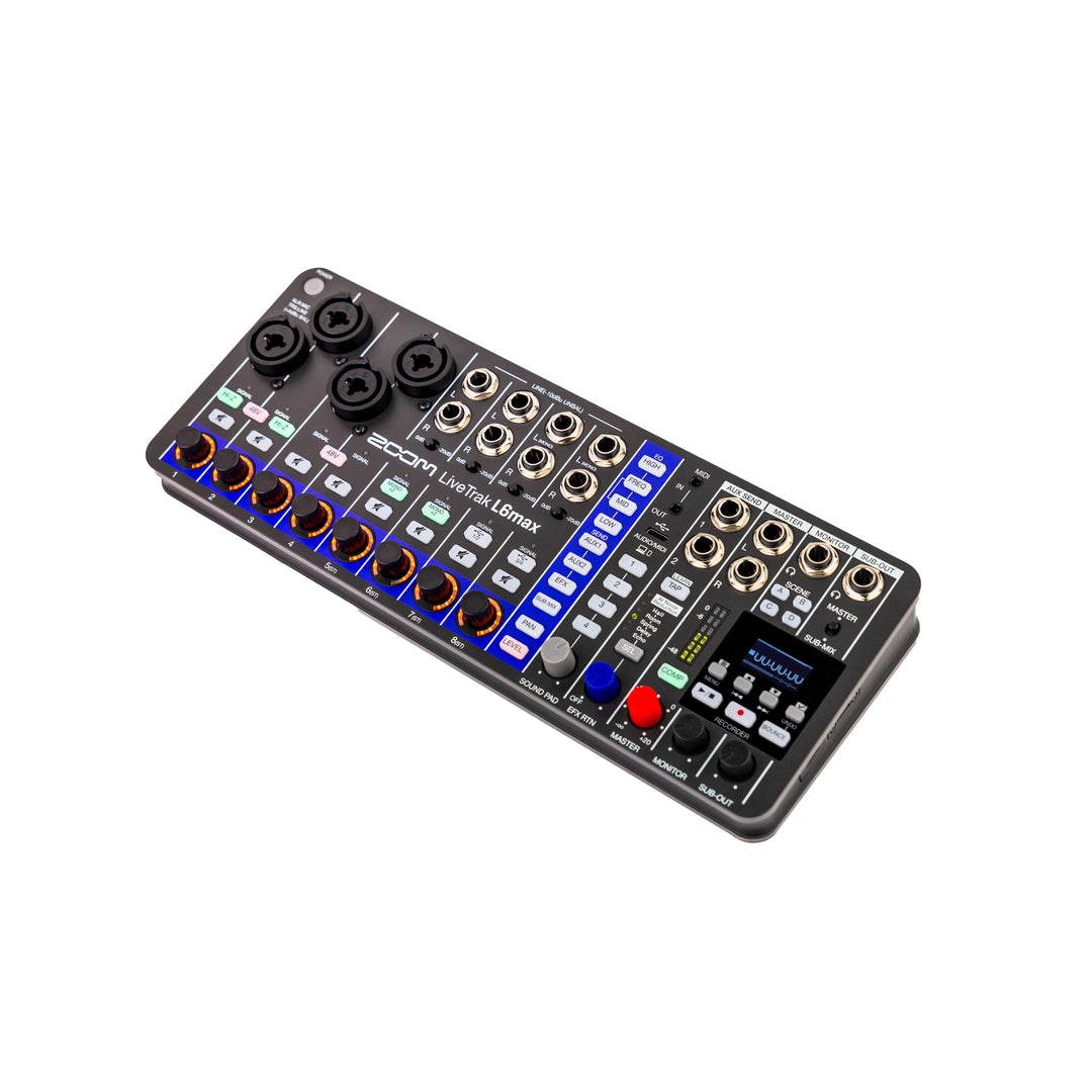 ZOOM LiveTrak L6max 12 canales Mixer + Recorder