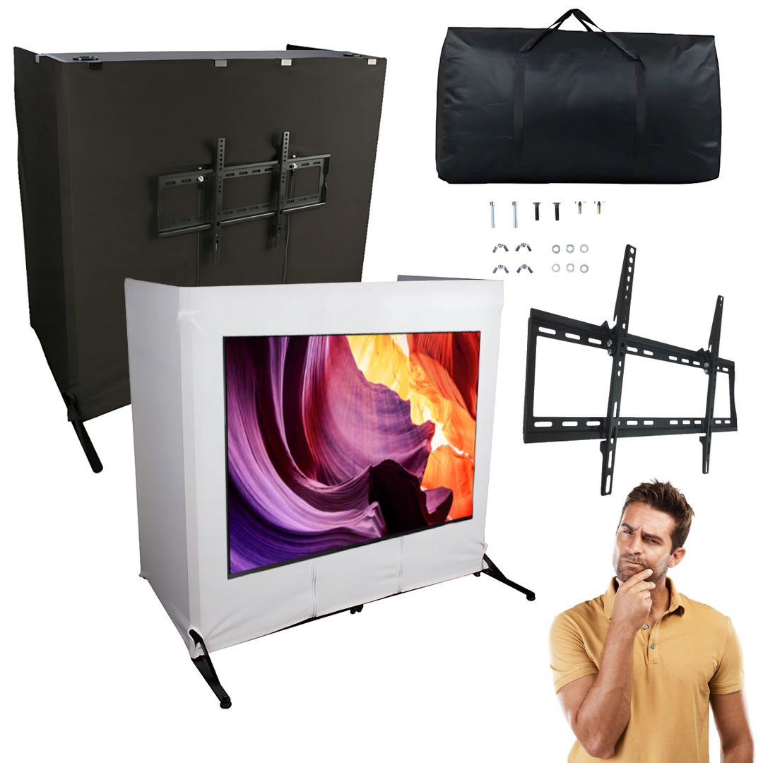 Soporte de mesa para DJ con soporte para TV