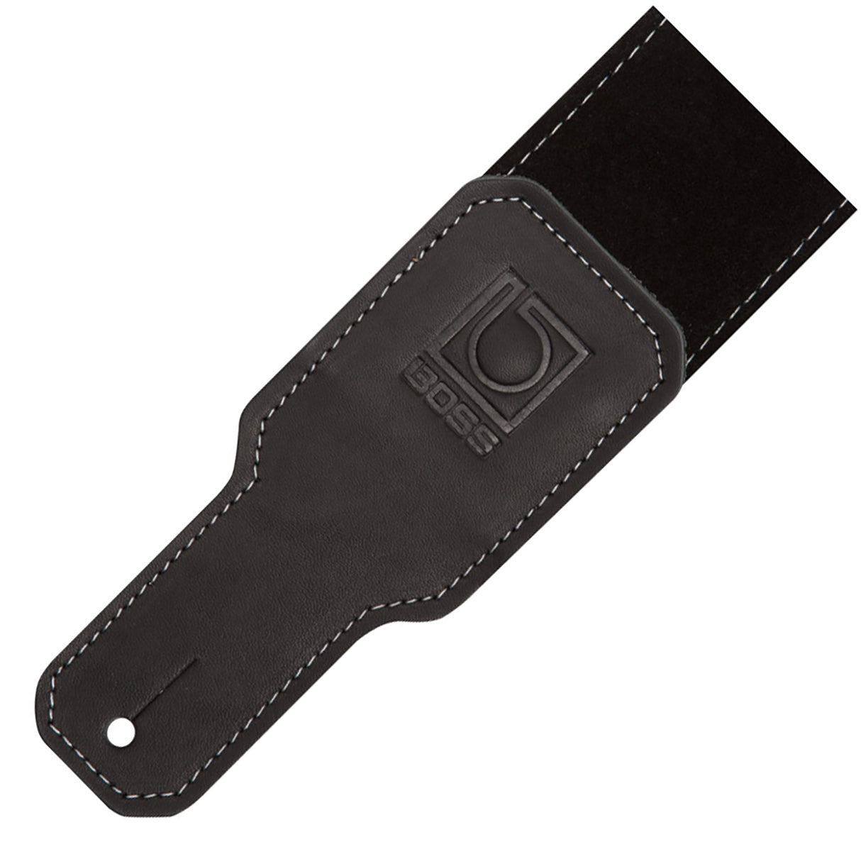 Boss BSS-25-BLK guitar strap, black suede