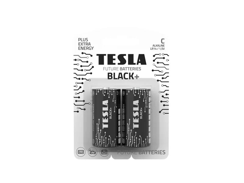 Pilas Tesla Black+ C (2 uds.)