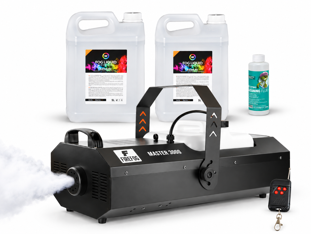 Pack de máquina de niebla Firefog Master 3000 DMX