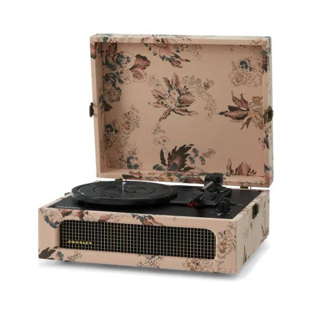 Crosley Voyager Tocadiscos Bluetooth bidireccional (Floral)