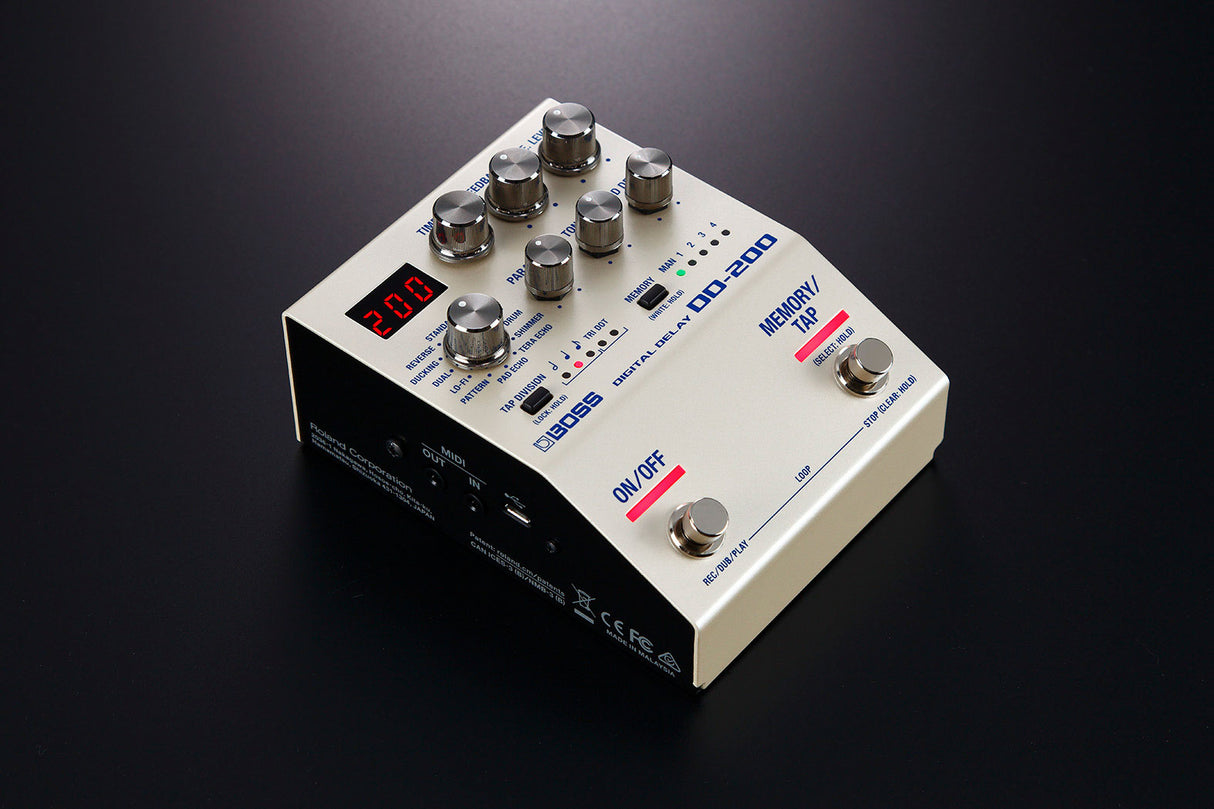 Boss DD-200 Pedal de Delay Digital para Guitarra