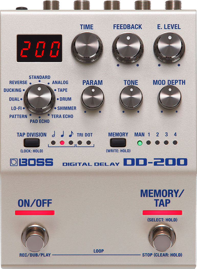 Boss DD-200 Pedal de Delay Digital para Guitarra