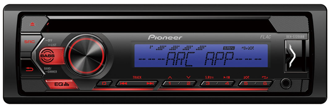 Pioneer DEH-S120UBB 1-DIN Estéreo de coche con CD y USB