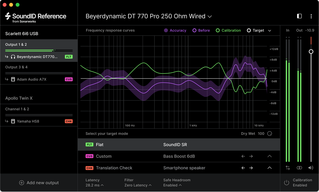 SoundID Reference Monitorización virtual