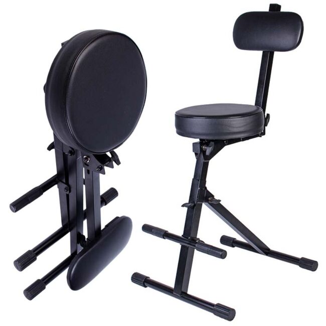 Taburete para guitarrista, ajustable