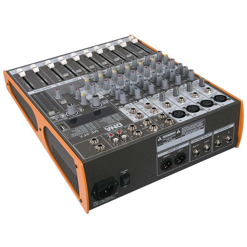 DNA ME-8FX mezclador de 8 canales con Bluetooth