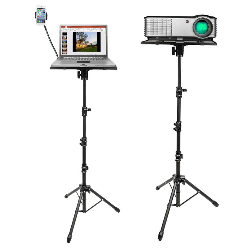 Soporte para portátil y proyector con soporte para smartphone