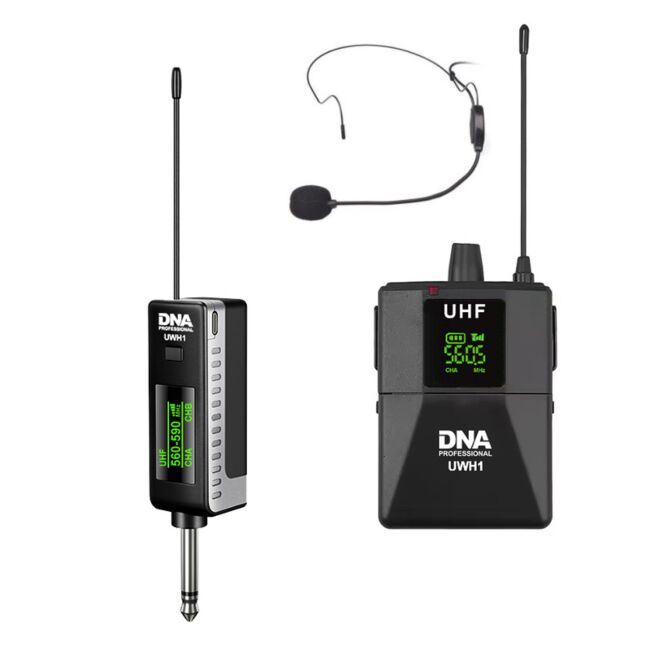 DNA UWH 1 Sistema de Micrófonos de diadema inalámbrico con Bodypack