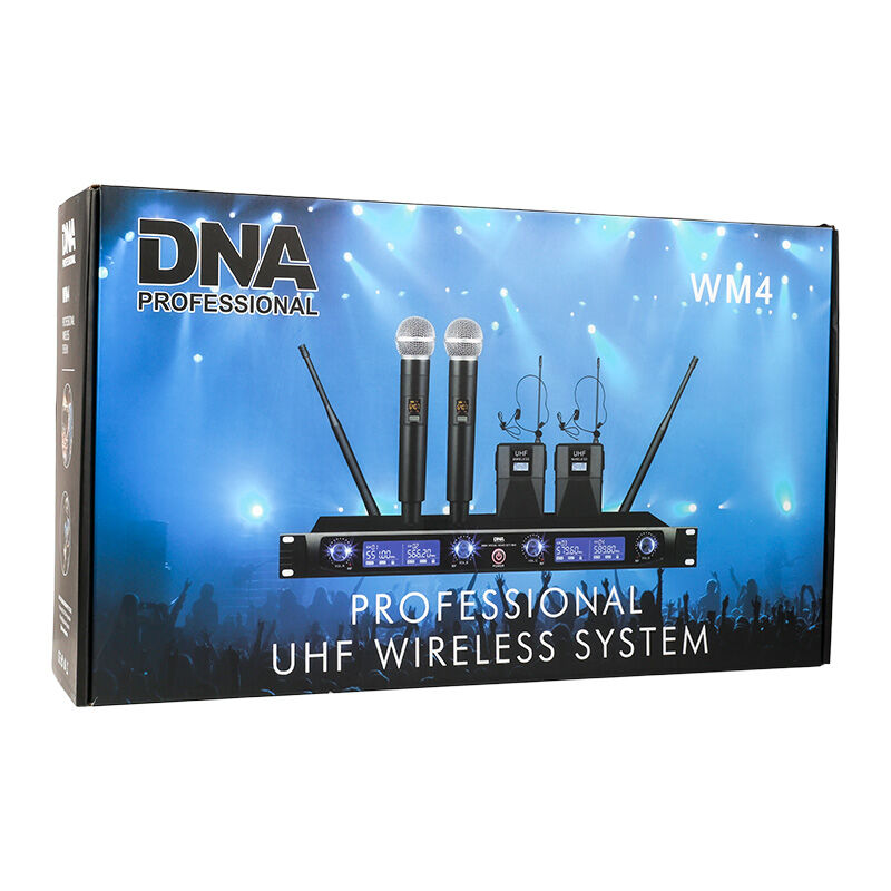 DNA WM4 Set combinado de micrófonos inalámbricos