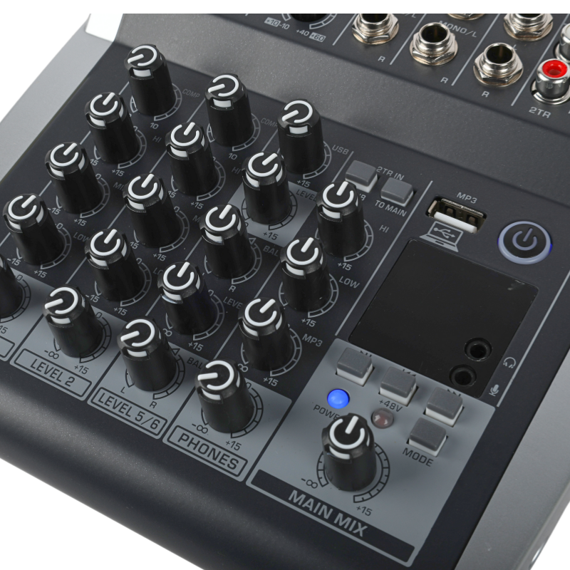 DNA QMX602 Mezclador de audio 6 canales