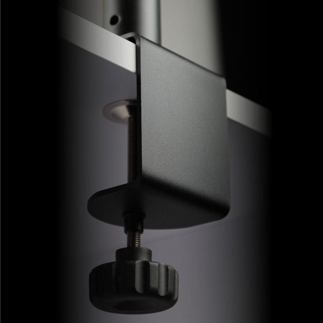 Soportes para monitores de estudio con abrazadera de mesa (2 uds.)
