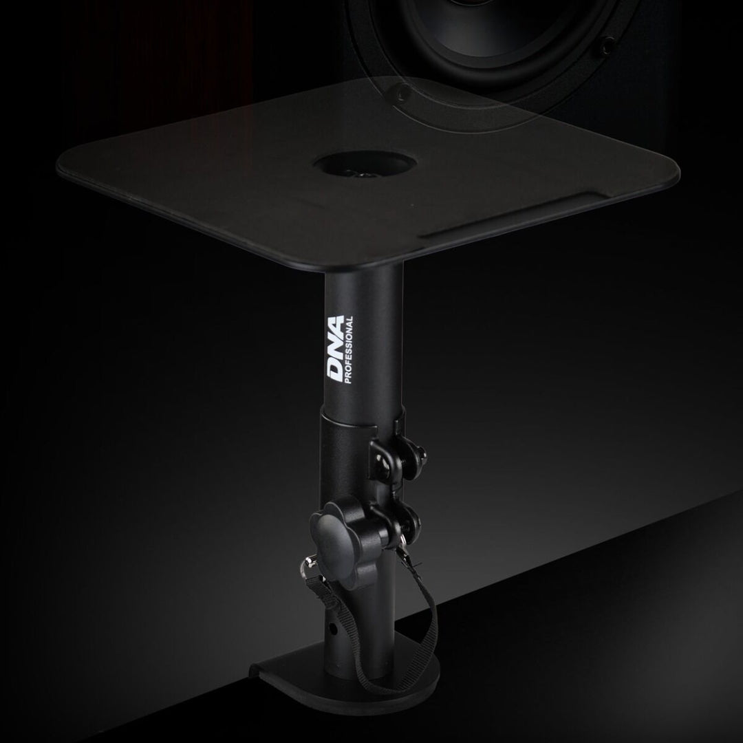 Soportes para monitores de estudio con abrazadera de mesa (2 uds.)