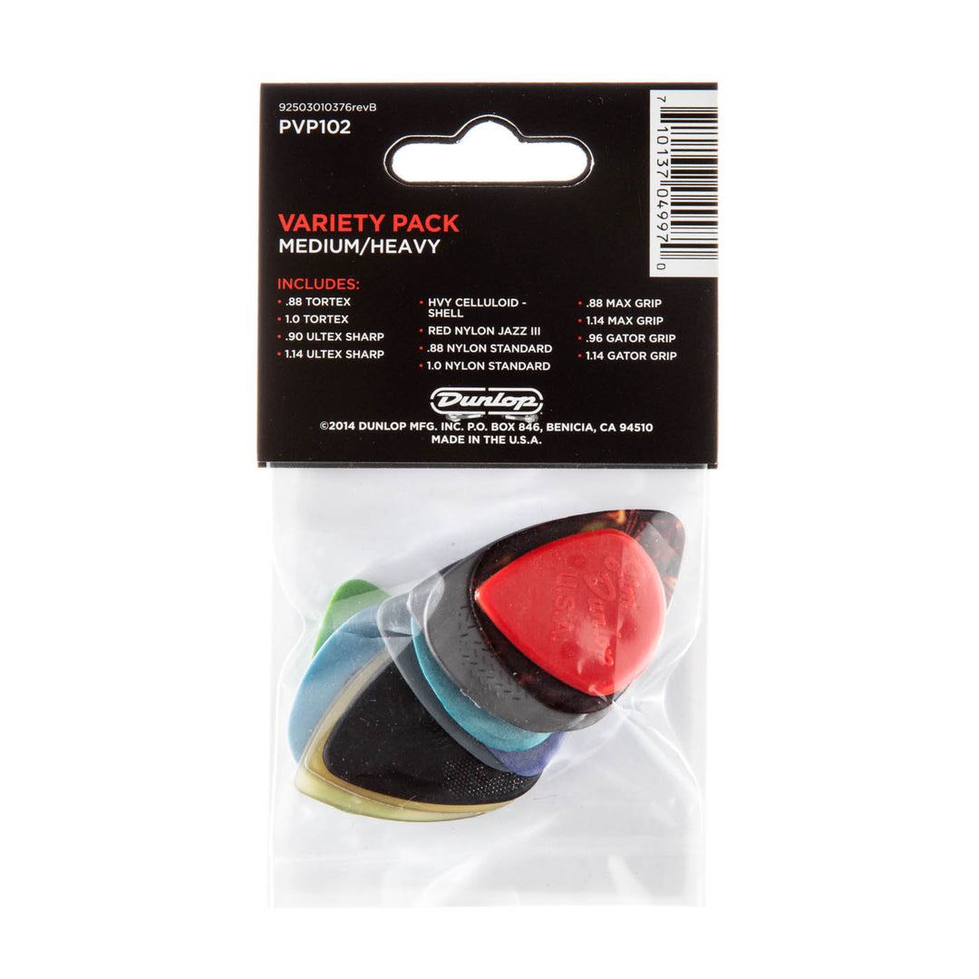 Dunlop 12-PVP102 Púas 12 uds. (Medium/Heavy)