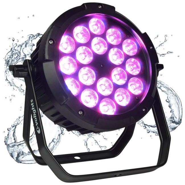 Evolights Glaze PAR IP65 foco LED – RGBW