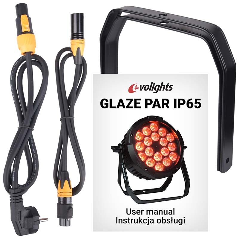 Evolights Glaze PAR IP65 foco LED – RGBW