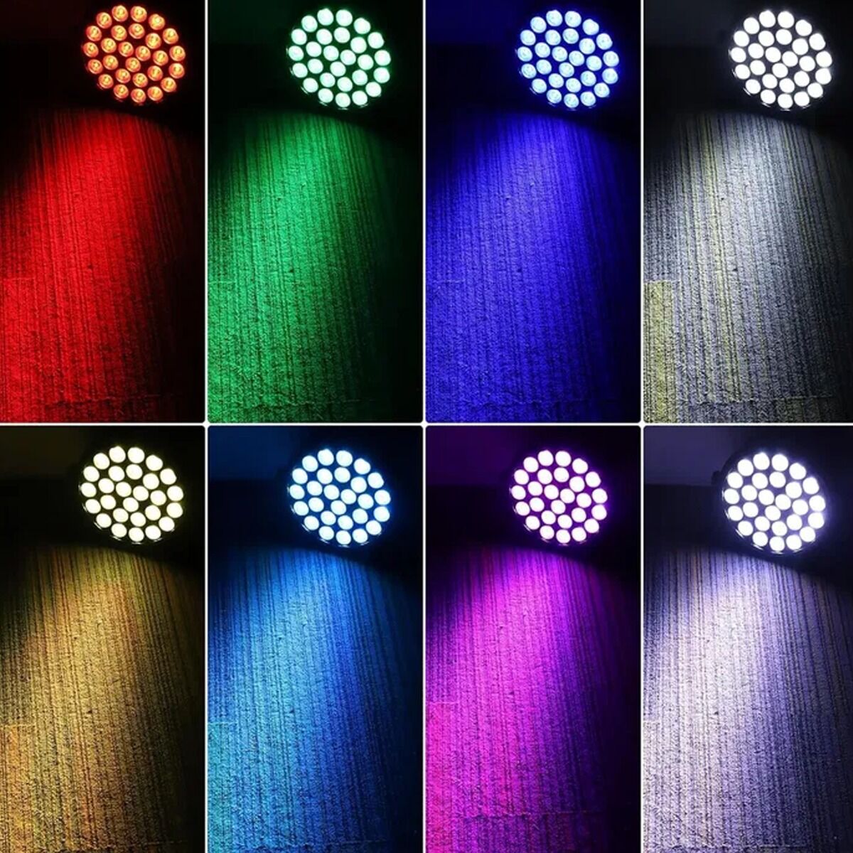 LIGHT4ME FLAT PAR 27 IR RGBW