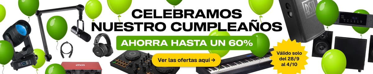 Celebramos nuestro cumpleaños – ahorra hasta un 60 %