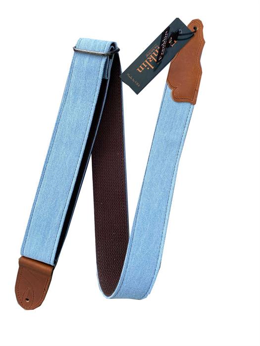 Franklin correa de guitarra - Denim - Azul y marrón - DN-BL-CG