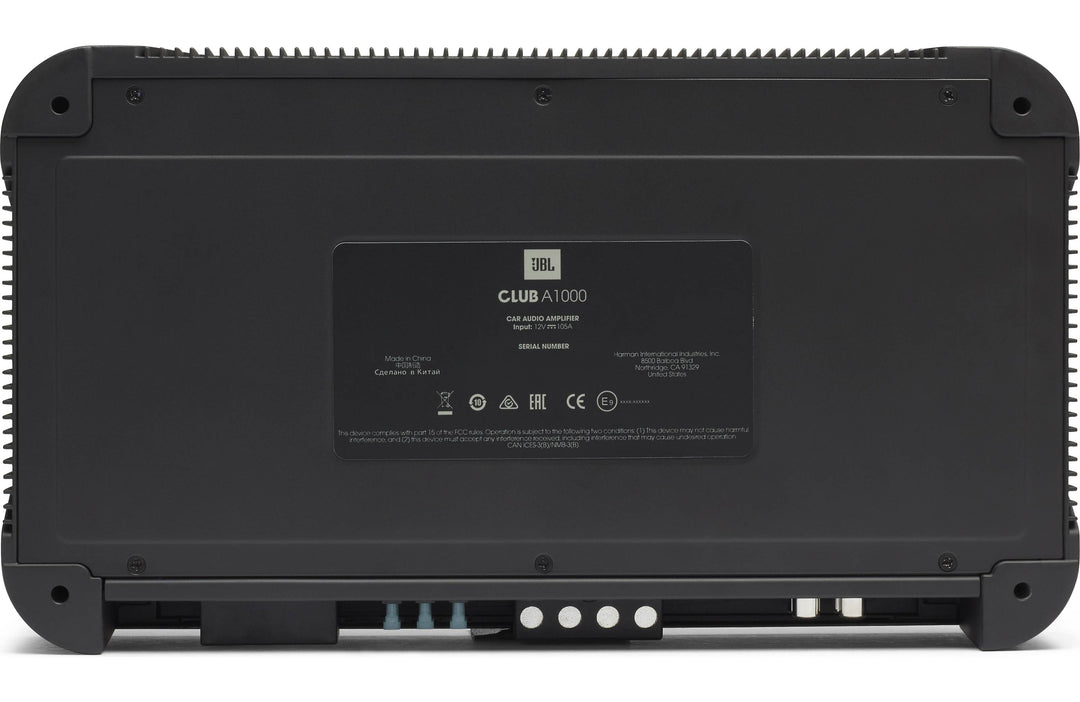 JBL Club A1000 Amplificador de Coche de 1 canal (2000W)