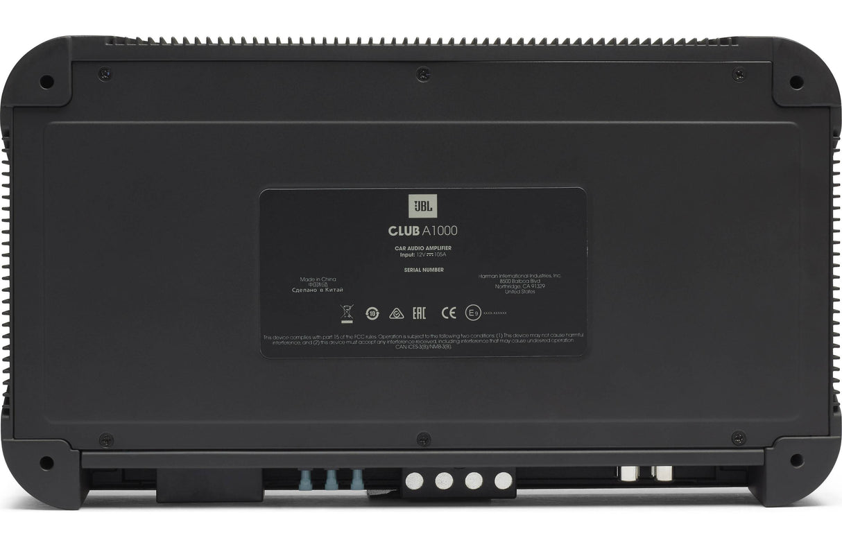 JBL Club A1000 Amplificador de Coche de 1 canal (2000W)